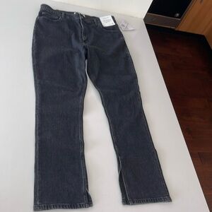 Abercrombie & Fitch the skinny high ride slit jeans